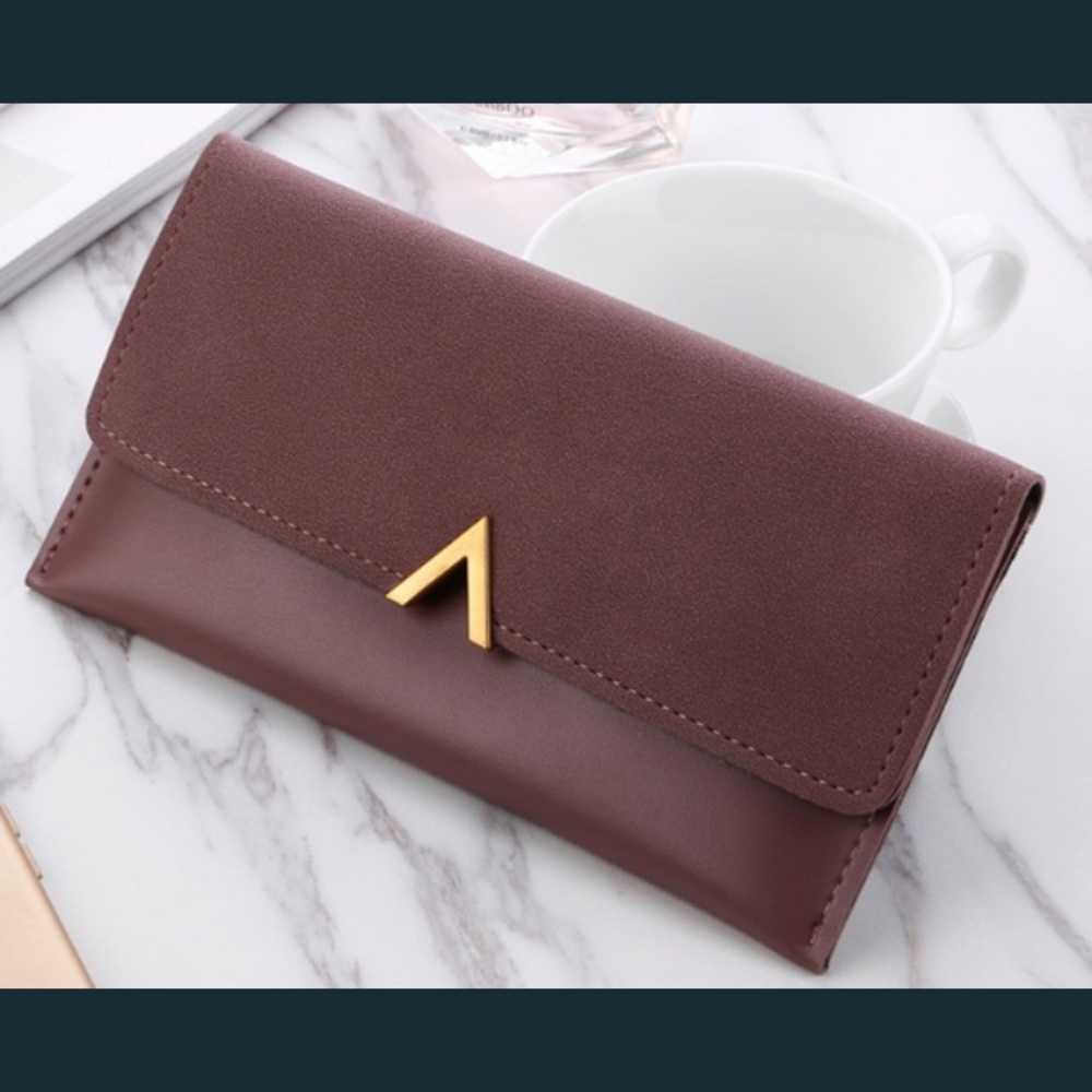 🆕 BORDEAUX Long Wallet